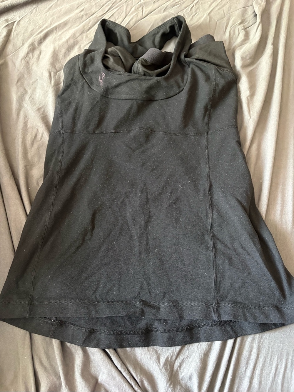 lululemon athletica Black Athletic Tank Top with Built-In Shelf Bra